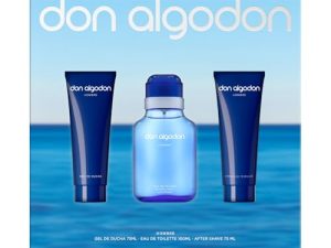 Set Tripack Hombre EDT 100 ml + After Shave 75 ml + Gel Ducha 75 ml Don Algodón