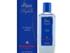 Agua de perfume para hombre Titanio, frasco 150 ml agua de perfume cautivador