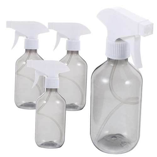 CANIGHT Botella Rociadora Para Cabello Y Plantas 4 Unidades 300 Ml Transparente Fácil De Usar