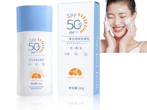 Protector Solar Facial 50,Protector Solar,ProteccióN Spf 50+,Aislante Solar De Verano Ligera Y Transpirable,No Pegajosa,No Deja Rastro Blanco,Ideal Para Piel Grasa Y Uso Diario Al Aire Libre