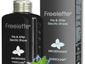 Crema para después del afeitado mejor para el afeitado apurado eléctrico bálsamo Freelette (125 ml, MENTA/BERGAMOTA)