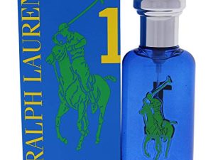 Ralph Lauren Big Pony Blue Eau de Toilette, Sensual Fragancia Cítrica, Fresca y Masculina, Notas Amaderadas y Afrutadas, Duración Prolongada, Perfume de Lujo para Hombre, 50 ml.