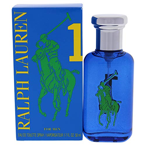 Ralph Lauren Big Pony Blue Eau de Toilette, Sensual Fragancia Cítrica, Fresca y Masculina, Notas Amaderadas y Afrutadas, Duración Prolongada, Perfume de Lujo para Hombre, 50 ml.