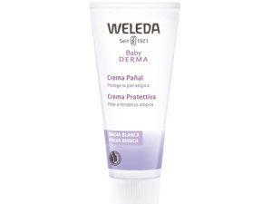 Weleda – Crema Pañal de Malva Blanca, Cuidado para el Culito de Bebés, Calma y Regenera la Piel Irritada, con Aceite de Almendra y Caléndula, Vegana, Pieles Hipersensibles y Atópicas – 50 ml