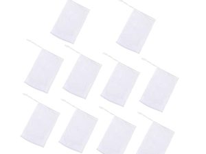 Beavorty 10piezas Malla Espumosa Para Ducha Redes De Limpieza Facial Jabón Artesanal Unidades Blanca