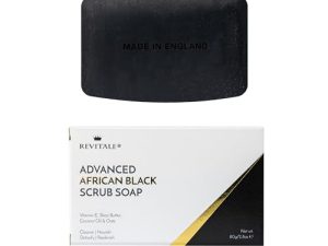 Revitale African Black Natural Oat Scrub Soap – Verdura pura, Exfoliante
