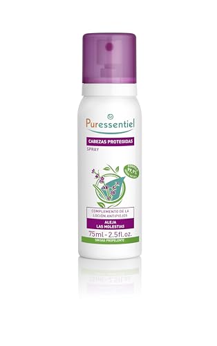 Puressentiel - Spray Cabezas Protegidas - En Complemento de la Loción Anti-Piojos - Protege y purifica el cabello de los niños y adultos - Activo 100% de origen natural - Fórmula natural - 75 ml