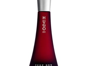 HUGO Deep Red Eau de Parfum para Mujer |Perfume de mujer con notas de naranja sanguina y sándalo | Duración media | 90 ml