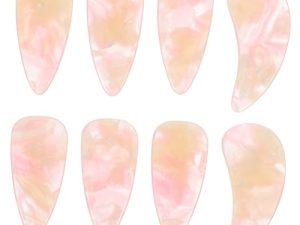 TOVINANNA 8 piezas Púas de Dedos para Guzheng Accesorios para Guzheng Diseño Ergonómico para Principiantes Protección y Ligera para Dedos para Práctica y Ejecución Profesional