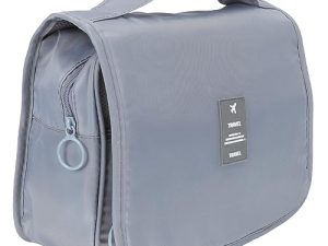 Happyyami Bolsa De Aseo Neceser Práctico De Viaje Neceser Colgante y Gancho Interior Elegante y Sencillo para Mujer Bolsos De Maquillaje De Aseo