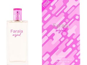 FARALA – Original 150 ml, Colonia Mujer, Perfume Formato Spray, Eau de Toilette Natural y Femenina, Aroma Floral Especiado, Fragancia Fresca, Juvenil y de Larga Duración