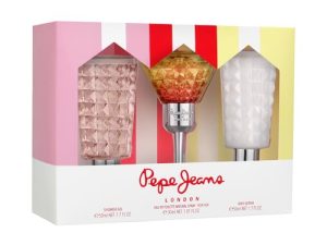 Pepe Jeans Cocktail Edition Para Ella Estuche Regalo Perfumes de Mujer Pack de 3 Piezas Eau de Toilette 30ml, Body Lotion 50ml y Shower Gel 50ml Set Fragancia Floral, Afrutada y Tropical