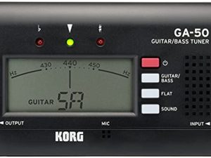 Korg GA50 afinador de guitarra negro
