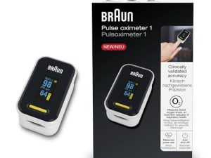 Braun YK-81CEU – Pulsioxímetro Braun 1 (Saturación de Oxígeno, Niveles de Oxígeno en Sangre, Dispositivo Médico Certificado Clínicamente Preciso) Yk-81Ceu