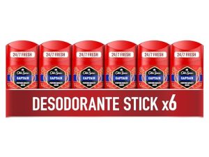 Old Spice Captain Desodorante En Barra Para Hombres 50 ml x 6