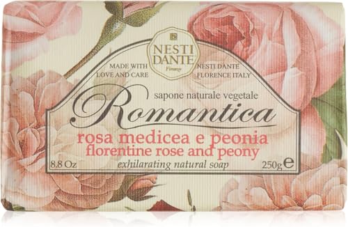 Nesti Dante - Romantica rosa y peonía - Jabón - 250 g