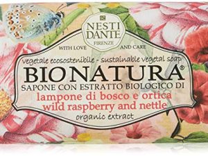 NESTI DANTE Bio Natura Wild And Nettle Soap Mydlo Toaletowe Malina I Pokrzywa G, Cms-762, Raspberry, 250 Gramo