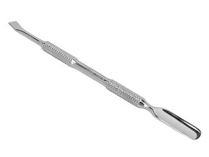 Empujador de Cutículas, Estriado Empujador de Cutículas Removedor Herramienta de Manicura Ergonómica para el Hogar