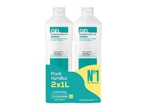 INIBSA Gel de baño dermatológico,Para El Cuidado De La Piel Y El Cabello, Ahorro Pack Dermatológico, 2 L (Paquete de 2 x 1 L)
