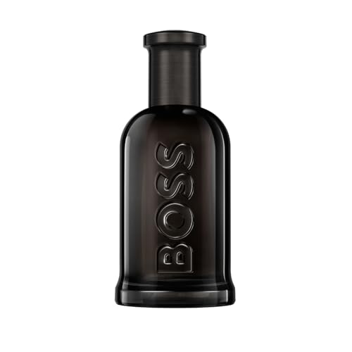 BOSS Bottled Parfum para hombres 200 ml | Fragancia amaderada ambarina, con notas de cuero y raiz de orris | Atemporal y de larga duración