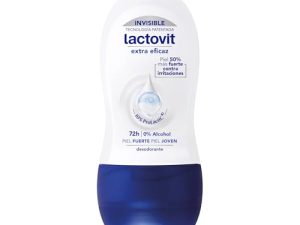 Lactovit Desodorante Roll on Extra Eficaz Protección Inteligente, Anti-Irritaciones y 48H de Eficacia, 50 Mililitros, El ambalaje puede variar