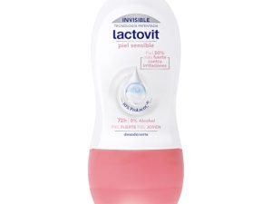 Lactovit – Desodorante Roll On Protector Activit Invisible con Bioma ProLactic10, 0% de Alcohol, Anti-Irritaciones y 72H de Eficacia
