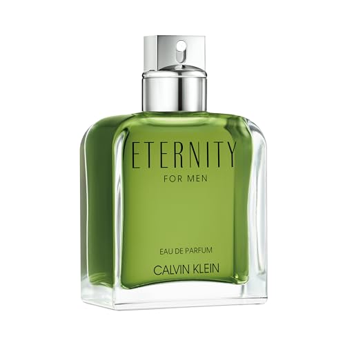CALVIN KLEIN ETERNITY Eau de Parfum para hombre | Perfume de hombre con notas de geranio , nuez moscada y vetiver | Fragancia duradera |200 ml
