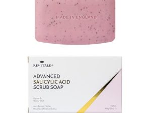 Jabón exfoliante con ácido salicílico poro exfoliante, lucha contra el acné, piel suavizante, antimanchas, elimina las verrugas
