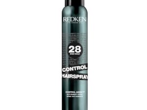 Redken | Laca de fijación anti encrespamiento de 24 horas de duración, Antihumedad, Secado rápido, Fórmula vegana, Control, 400ml