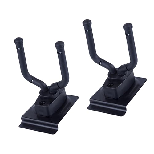 ifundom 2piezas Soporte De Pared Para Guitarra Ganchos De Montaje Colgador De Instrumentos De Cuerda Para Guitarras Folk Clásicas y Eléctricas Plástico Resistente Instalación Sencilla