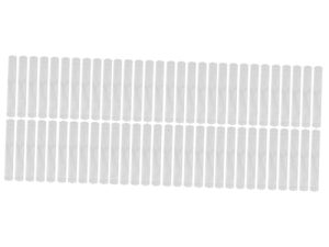 FRCOLOR 60 piezas de sombrero de sudor adhesivo cuello autoadhesivo absorbente almohadillas de sudor sombrero almohadilla de sudor Nf sombrero banda cuello Ucf sombrero forro de sudor sombreros