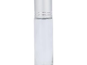 Botellas Enrollables, Botella de Rodillo de Aceite Esencial de Peso Ligero, Diseño de Bola Rodante de Boca de Botella de 10 ML, Duradera para Perfume Y Brillo de Labios para Viajes(Amatista)