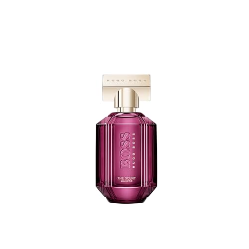 BOSS The Scent Magnetic Eau de Parfum para Mujer | Fragancia femenina ambarina aalmizclada con notas de flor de osmanto | Larga duración | 50 ml