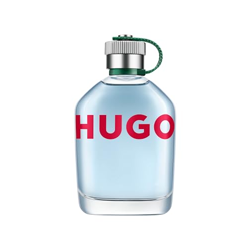 HUGO Man Eau de Toilette para hombres | Fragancia masculina aromática afrutada con notas de manzana verde | 200 ml