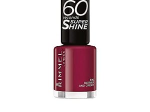 Rimmel London 60 Seconds Super Shine Esmalte de Uñas, Berries And Cream 340