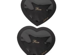Happyyami 2piezas Cajas De Obsequio De San Valentín Forma De Corazón Cajas Negras Ventana Transparente Para Arreglos