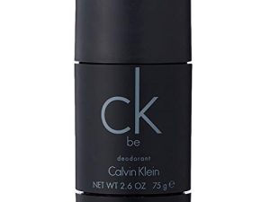 CALVIN KLEIN CK Be – Desodorante en barra | Con fragancia de notas a bergamota, lavanda y menta | Larga duración | 75 ml
