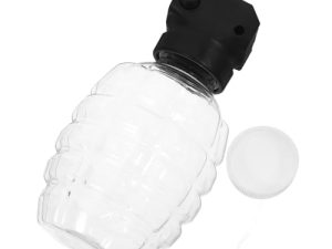 Alipis Botella Pequeña de Plástico con Tapa para Recarga de Cuentas Transparente y Resistente Accesorio para Infantil con Diseño de Piña