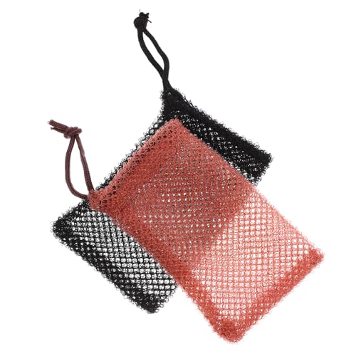 Baluue 2 Uds Bolsa De Jabón De Malla Bolsa De Jabón De Malla Exfoliante Protector De Jabón De Malla Soporte De Jabón Para Ducha Y Espuma