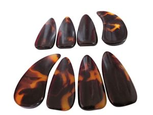 FRCOLOR Zheng cubierta de uñas separador de carpetas rosa accesorios para instrumentos musicales púa cubierta de dedo falso para guitarra eléctrica zheng uñas conjunto elegir niño guzheng