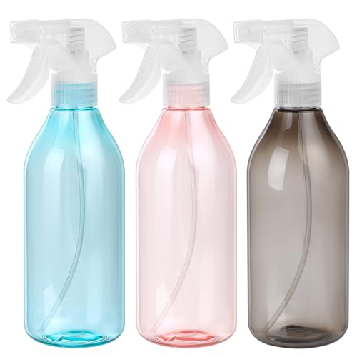 QJKEJI 3 Piezas 450 ml Botella Pulverizador, Bote Spray Pulverizador Agua, Botellas de Spray Agua Pulverizador Plantas Vacías, Botellas Atomizador de Agua para Plantas de Jardín, Limpieza, Pelo