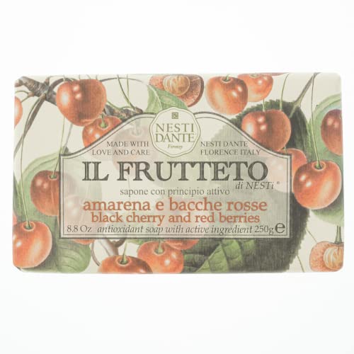 NESTI DANTE Jabón Il Frutteto (Cereza Negra y Frutos Rojos) - 250 gr.