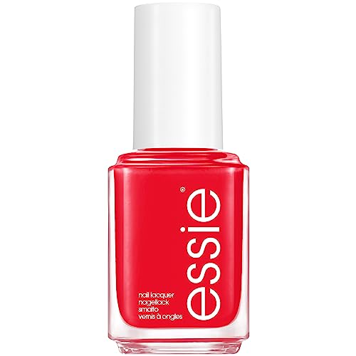 Essie, Esmalte de Uñas, Acabado Semipermanente, Secado rápido, Pintauñas Brillante, Hasta 7 días de duración, Tono: 63 Too Too Hot (Rojo coral) , 13.5 ml