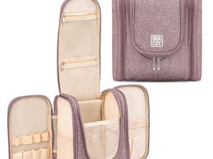 BOACAY Neceser para Mujer y Hombre, Bolsa de Aseo Colgante, Bolso de Baño para Viaje, Organizador de Maquillaje, Kit para Cosméticos, Accesorios