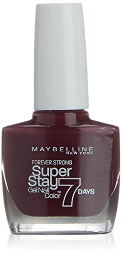Maybelline New York - Superstay 7 Días, Esmalte de Uñas Efecto Gel, Tono 270 Ever Burgundy