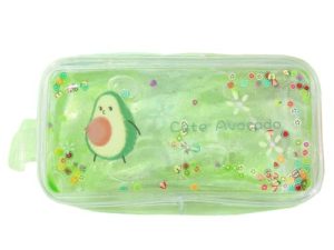 OFFIGAM Bolsa Maquillaje Transparente Neceser Portátil Viaje Diseño Unicornio Compacta Ligera para Cosméticos y Aseo Personal Mujer