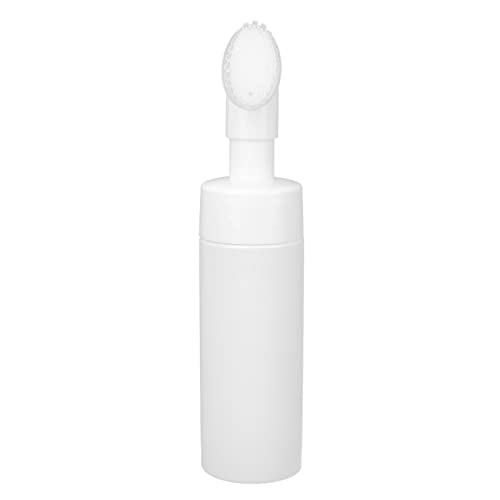 Botella de Espuma con Cepillo, Evita Fugas de Limpiador Facial Botella de Espuma para Limpiador Embotellado (100ml)