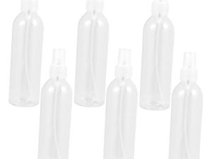 Baluue 6piezas Botellas De Spray Vacías Botellas De Cosméticos Transparentes Pet Para Perfume Agua De Maquillaje y
