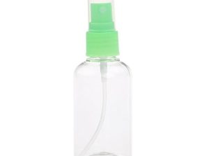 FOMIYES Botellas De Viaje Reutilizables Atomizador De Plástico Transparente De Frascos Para Cosméticos y Perfumes Fugas Prueba Aleatorios