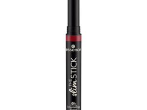 Esence THE Slim STICK – Pintalabios (107, color rojo, duradero, nutritivo, expreso), color intenso, mate, vegano, sin perfume, sin alcohol, sin parabenos, 1 unidad (1,7 g)